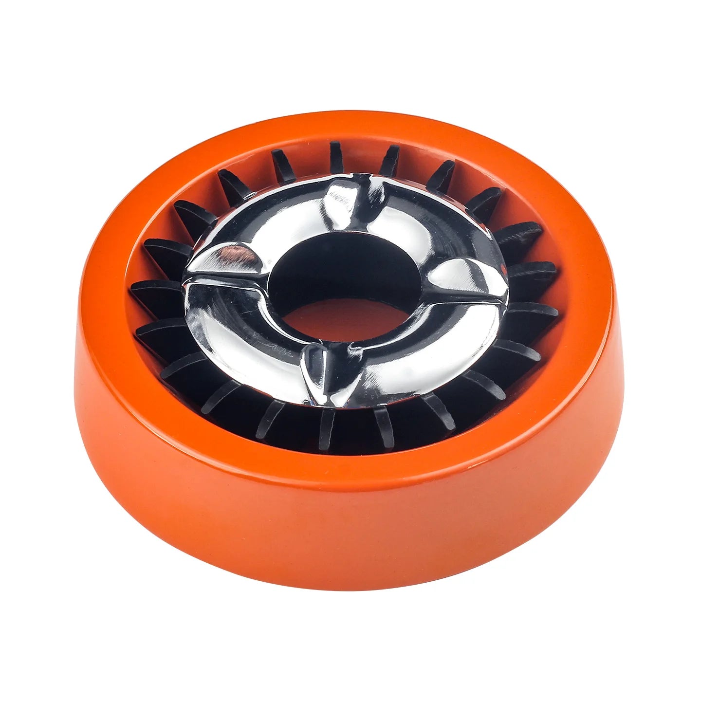 Smokeless Ashtray Metal Rotatable