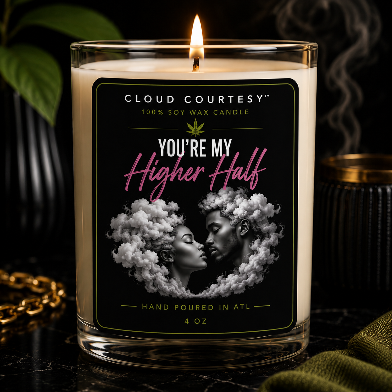 You’re My Higher Half Candle