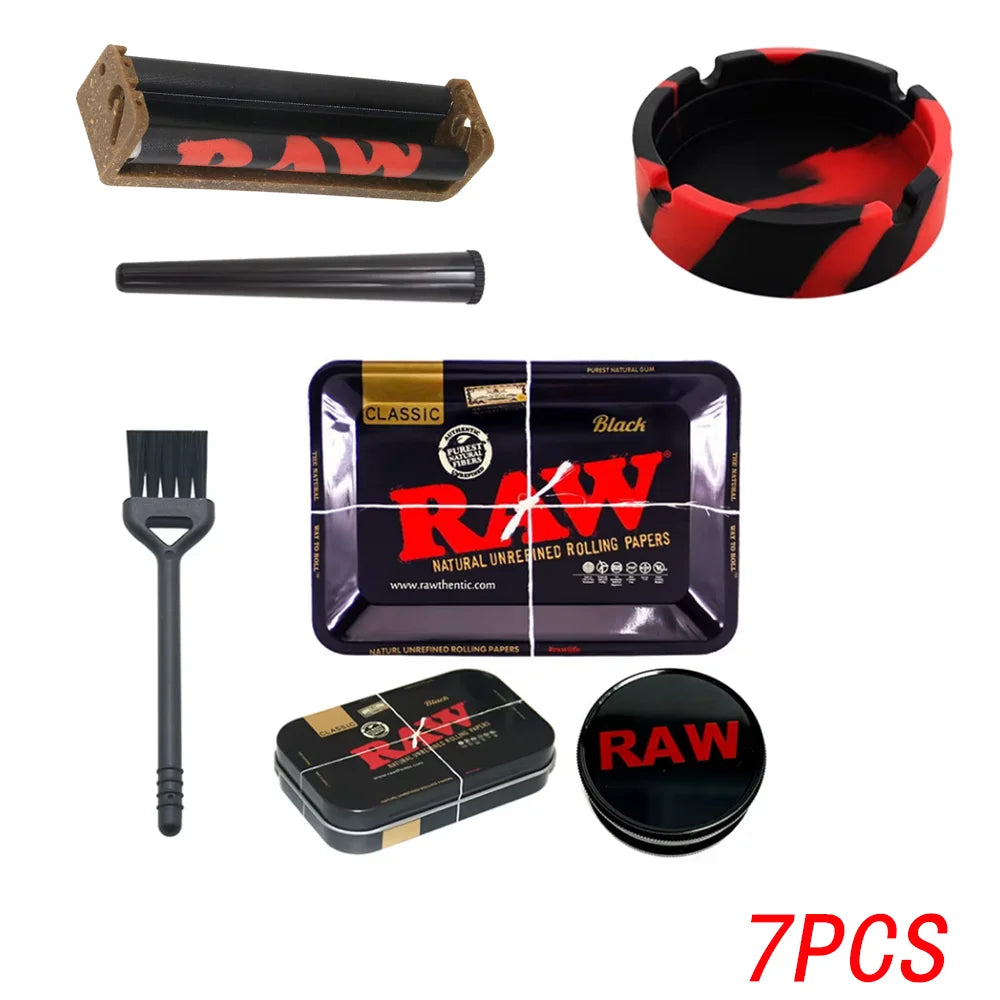 Grinder, Tray, Ashtray, Roller, Tin & Brush