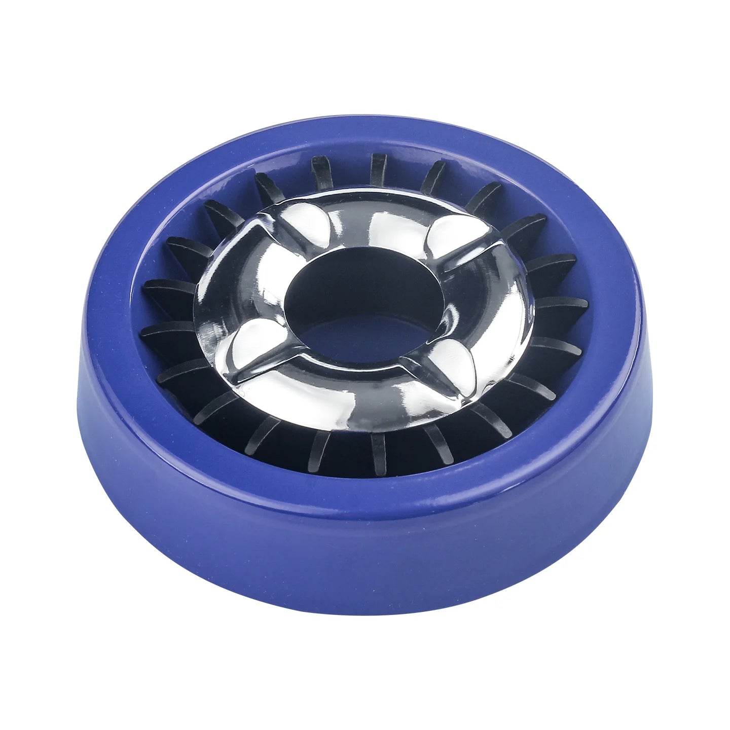 Smokeless Ashtray Metal Rotatable