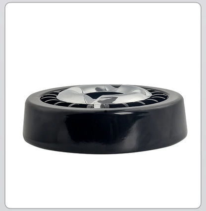 Smokeless Ashtray Metal Rotatable