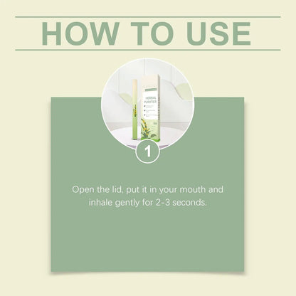 Lung Nasal Inhaler Natural Air Freshening Soothing Diffuser