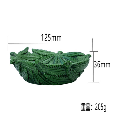 Resign green leaves Ashtray
