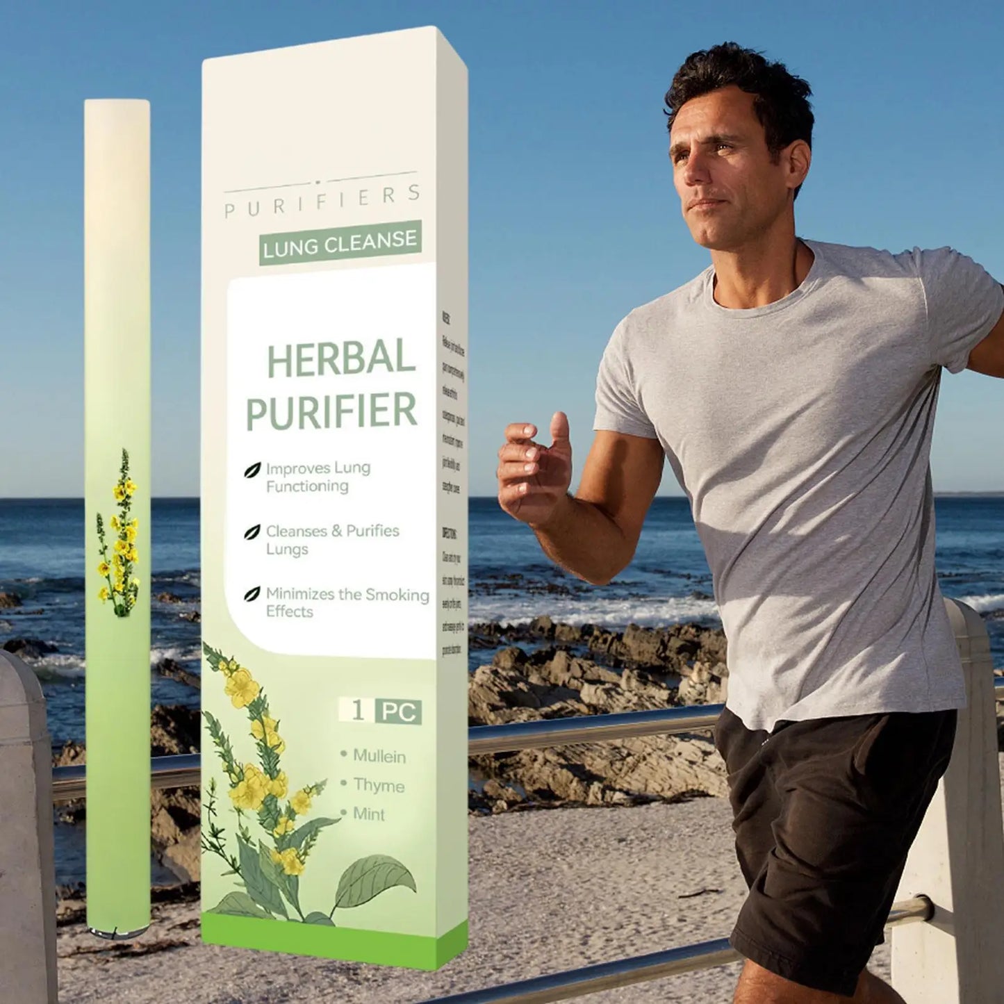 Lung Nasal Inhaler Natural Air Freshening Soothing Diffuser
