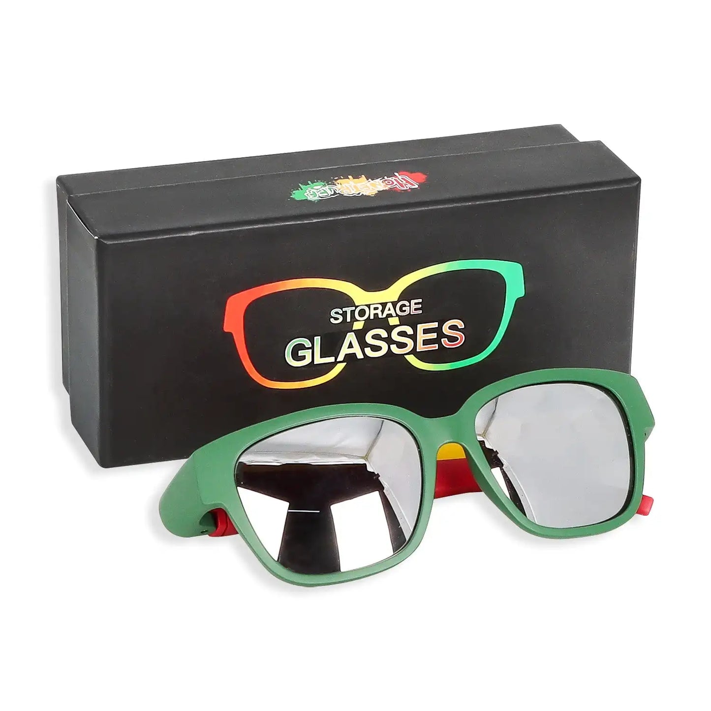 Sunglasses Hidden Storage Removable Rolling Paper Glasses