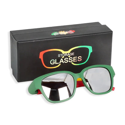 Sunglasses Hidden Storage Removable Rolling Paper Glasses