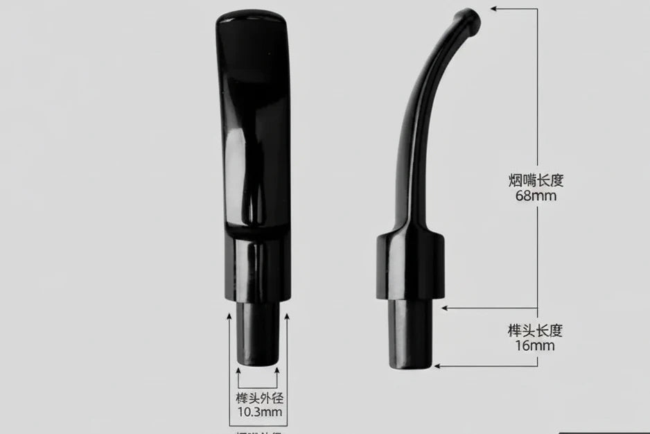 Smoking pipe holder acrylic 9mm filter holder