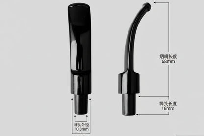 Smoking pipe holder acrylic 9mm filter holder