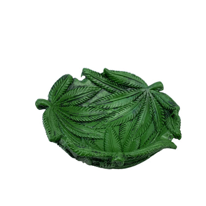 Resign green leaves Ashtray