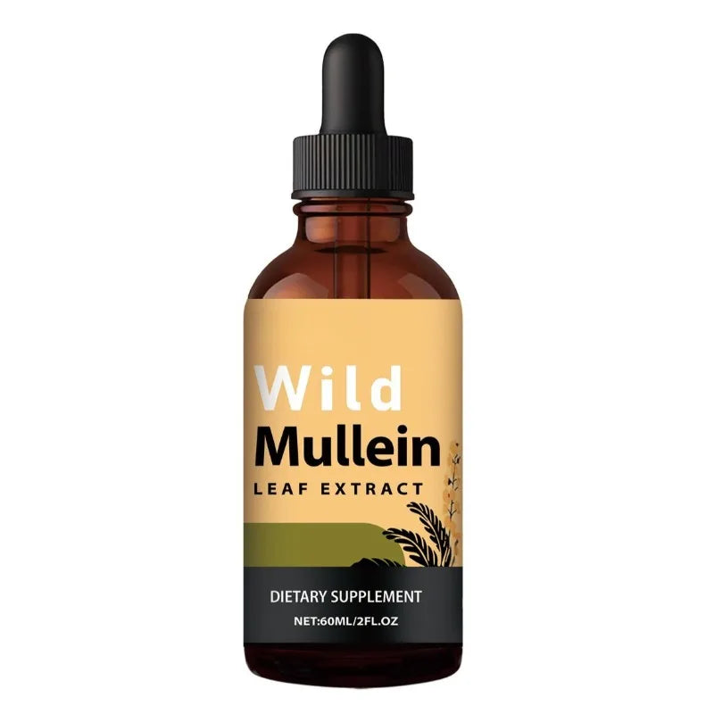 Mullein Drops with Ginger & Lemon for Lung Cleanse and Detox