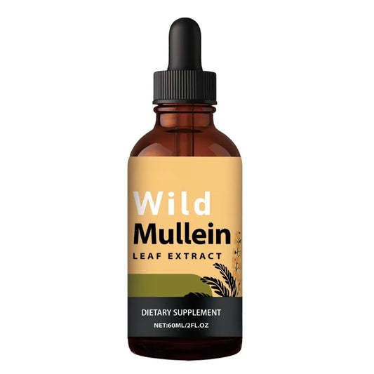 Mullein Drops with Ginger & Lemon for Lung Cleanse and Detox