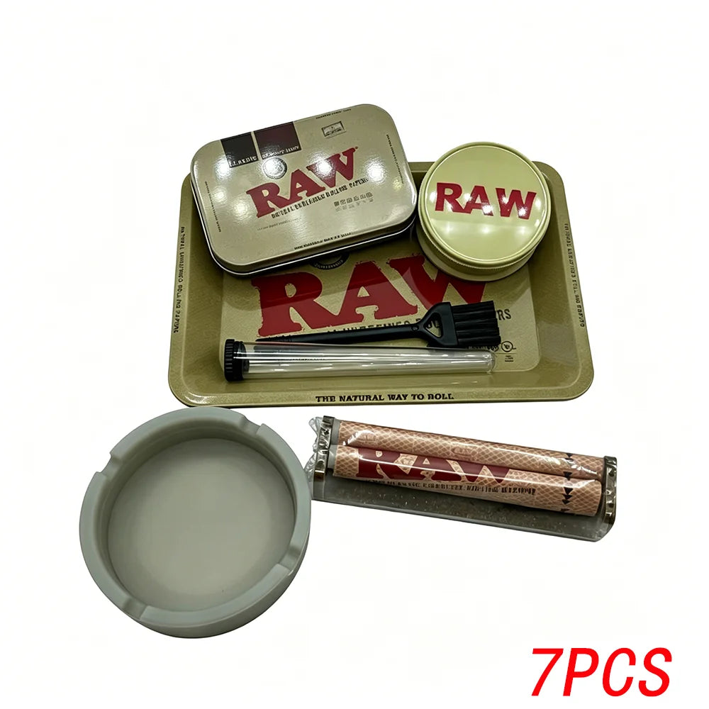 Grinder, Tray, Ashtray, Roller, Tin & Brush