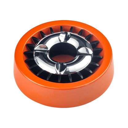 Smokeless Ashtray Metal Rotatable