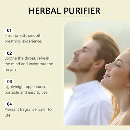 Lung Nasal Inhaler Natural Air Freshening Soothing Diffuser