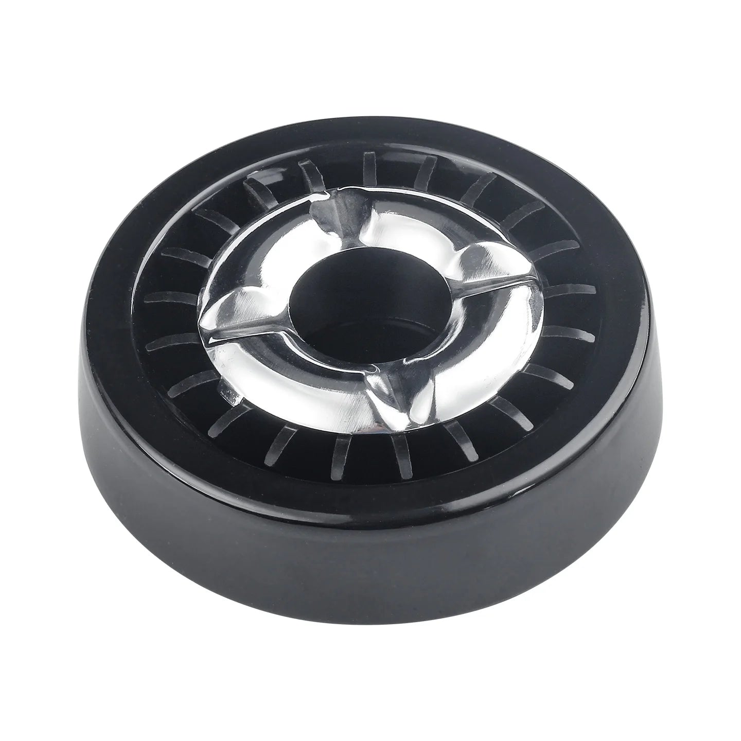 Smokeless Ashtray Metal Rotatable