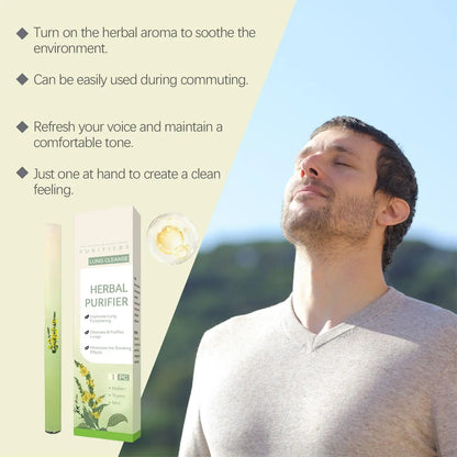 Lung Nasal Inhaler Natural Air Freshening Soothing Diffuser