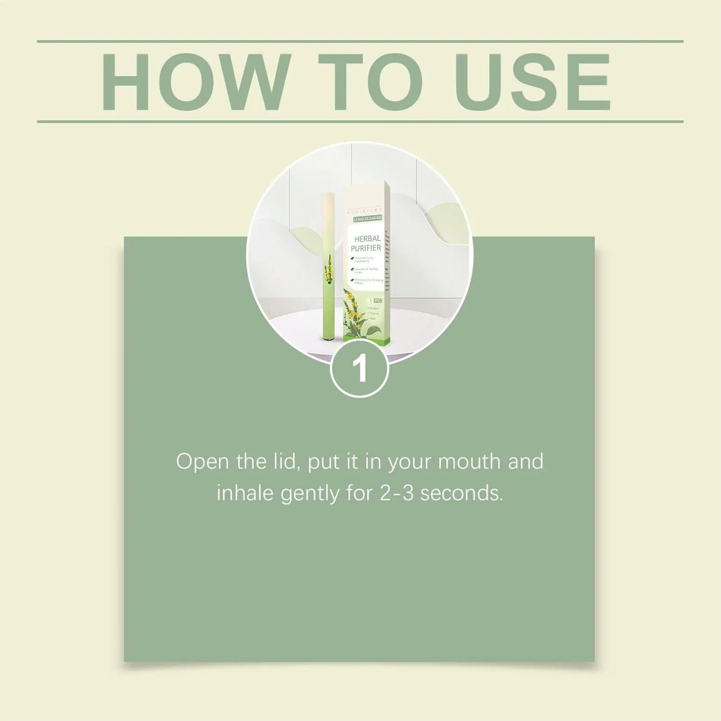 Lung Nasal Inhaler Natural Air Freshening Soothing Diffuser