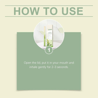 Lung Nasal Inhaler Natural Air Freshening Soothing Diffuser