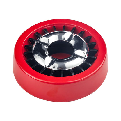 Smokeless Ashtray Metal Rotatable