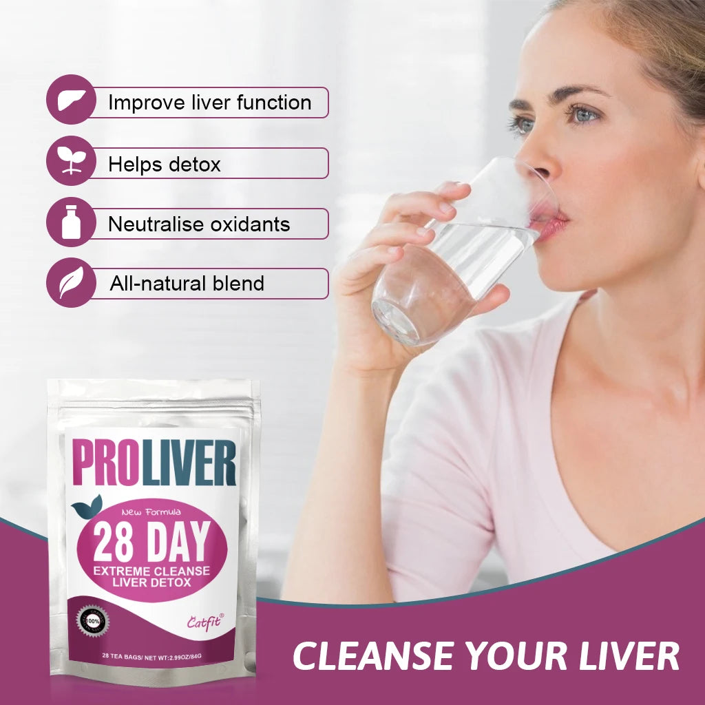 28day Detox Liver Tea for Improve Liver Function