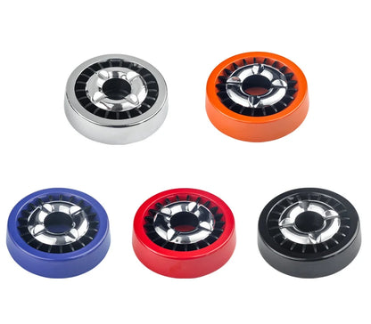 Smokeless Ashtray Metal Rotatable