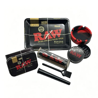 Grinder, Tray, Ashtray, Roller, Tin & Brush