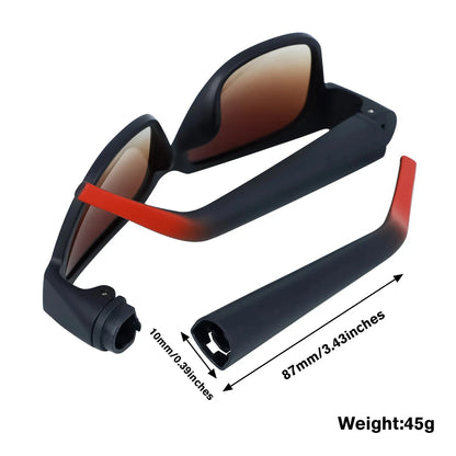 Sunglasses Hidden Storage Removable Rolling Paper Glasses